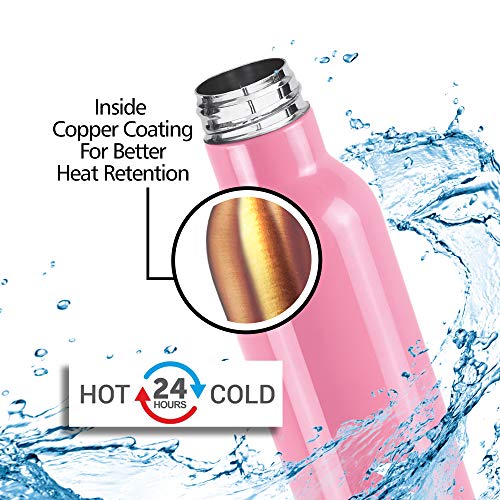 Milton New Smarty 900 Thermosteel Water Bottle, 730 ml, Pink